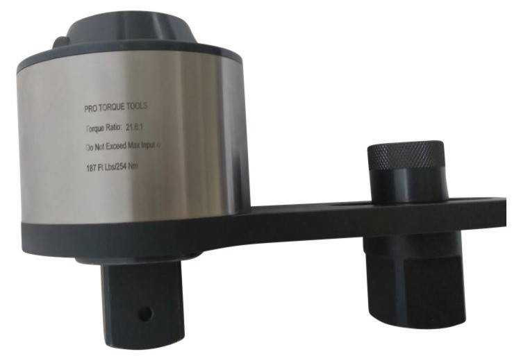 4,057 Ft Lbs 1 1/2" Dr 21:1 PTT Planetary Gear Torque Multiplier With Reaction Plate - TM-55F Pro Torque Tools