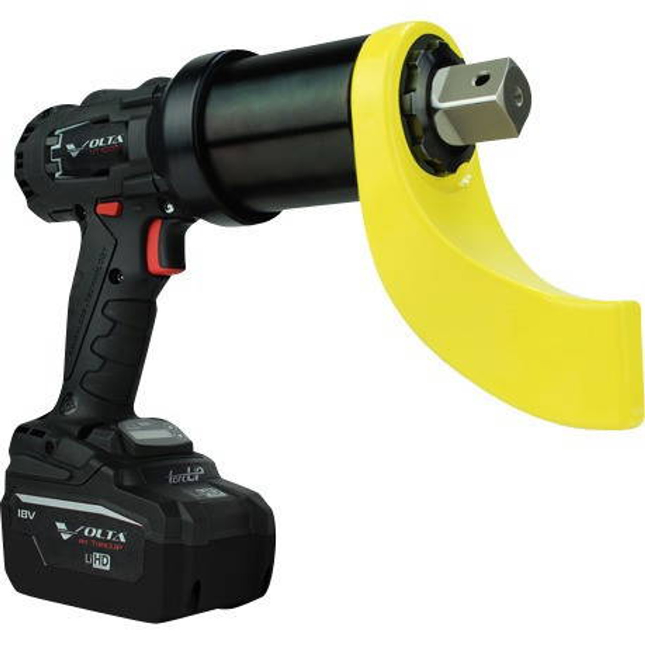 TorcUP 1 Dr 240 - 1000 Ft Lbs TorcUP VOLTA Cordless Torque Wrench and Batteries- VT-1000KIT