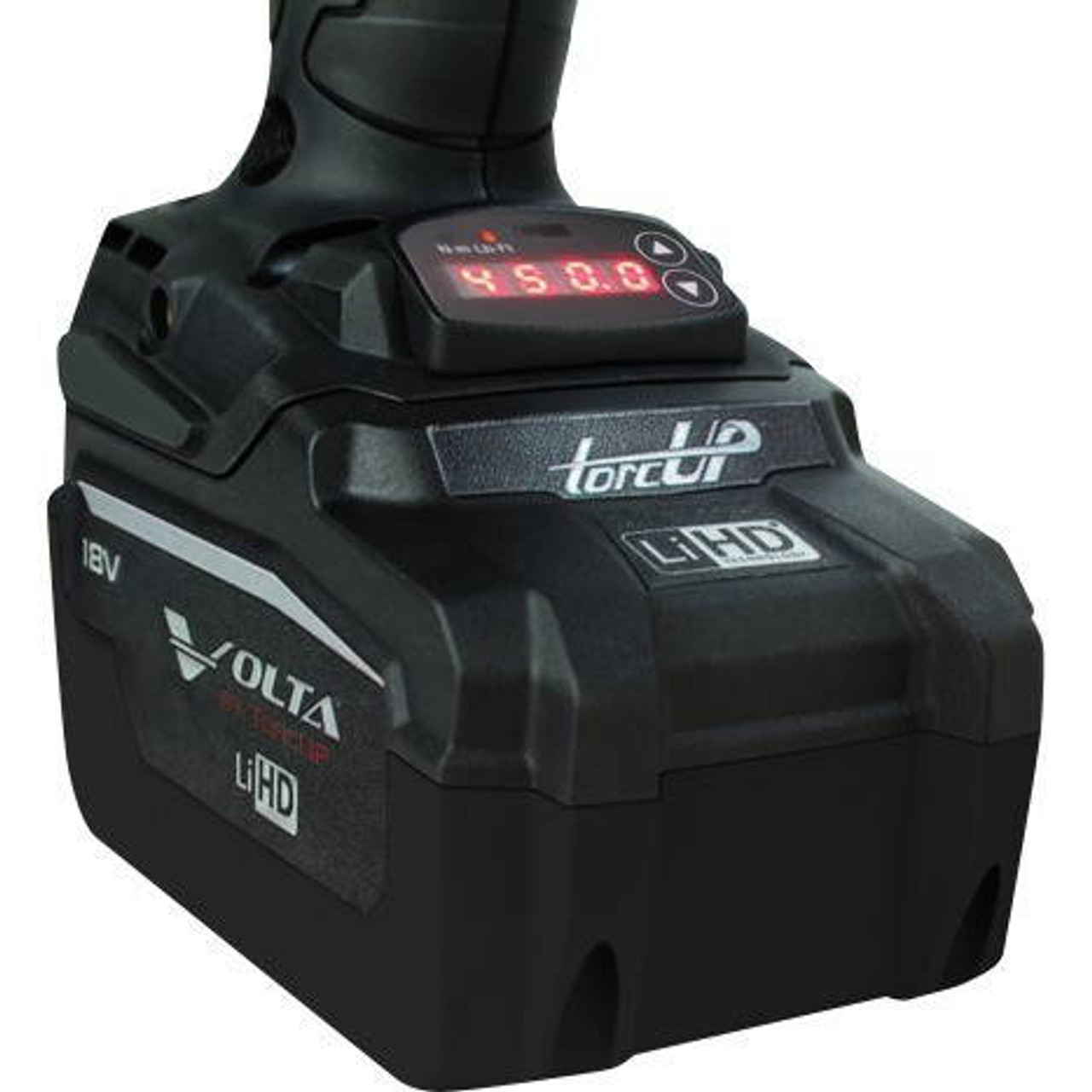 TorcUP 1 Dr 500 - 2000 Ft Lbs TorcUP VOLTA Cordless Torque Wrench and Batteries - VT-2000KIT