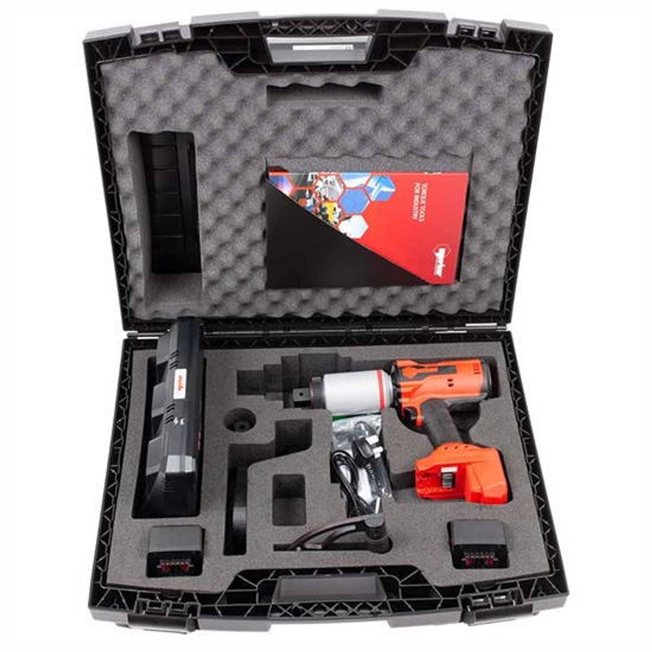 Norbar 1 Dr 499 - 2000 Ft Lbs Norbar Auto 2-Speed EvoTorque Cordless Torque Multiplier and Batteries - 180565