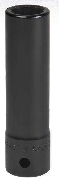 1 1/8" Williams 1/2" Dr Deep Impact Socket 12 Pt - JHW14-1236 Pro Torque Tools