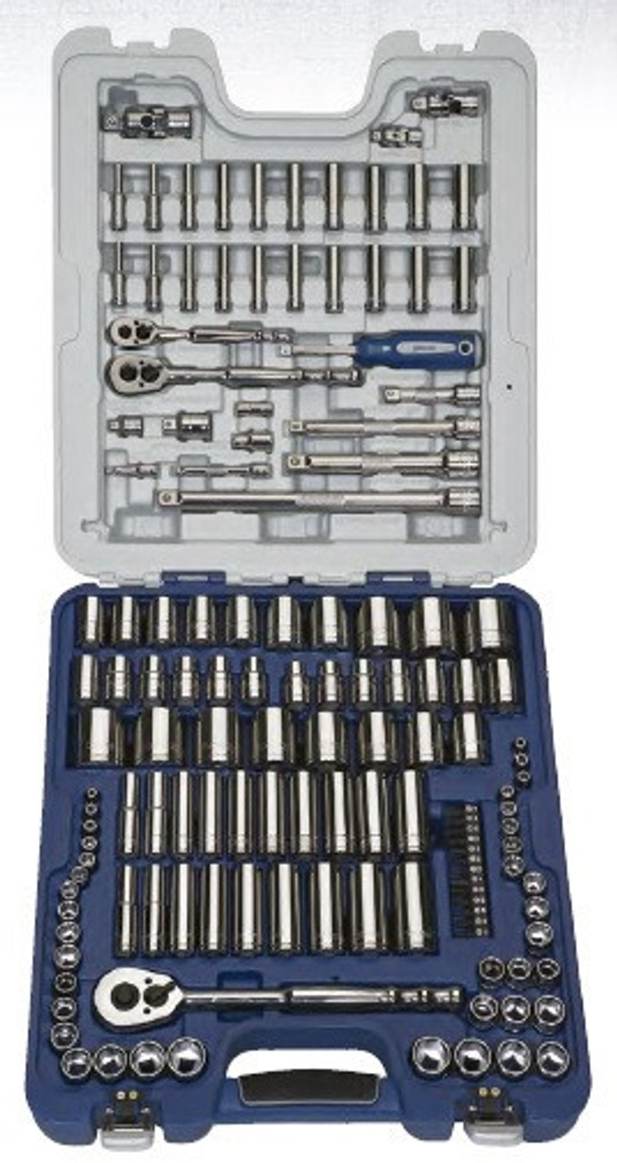 Williams 138 Piece Williams 1/4, 3/8, 1/2 Dr Socket and Drive Tool Set - JHW50612B