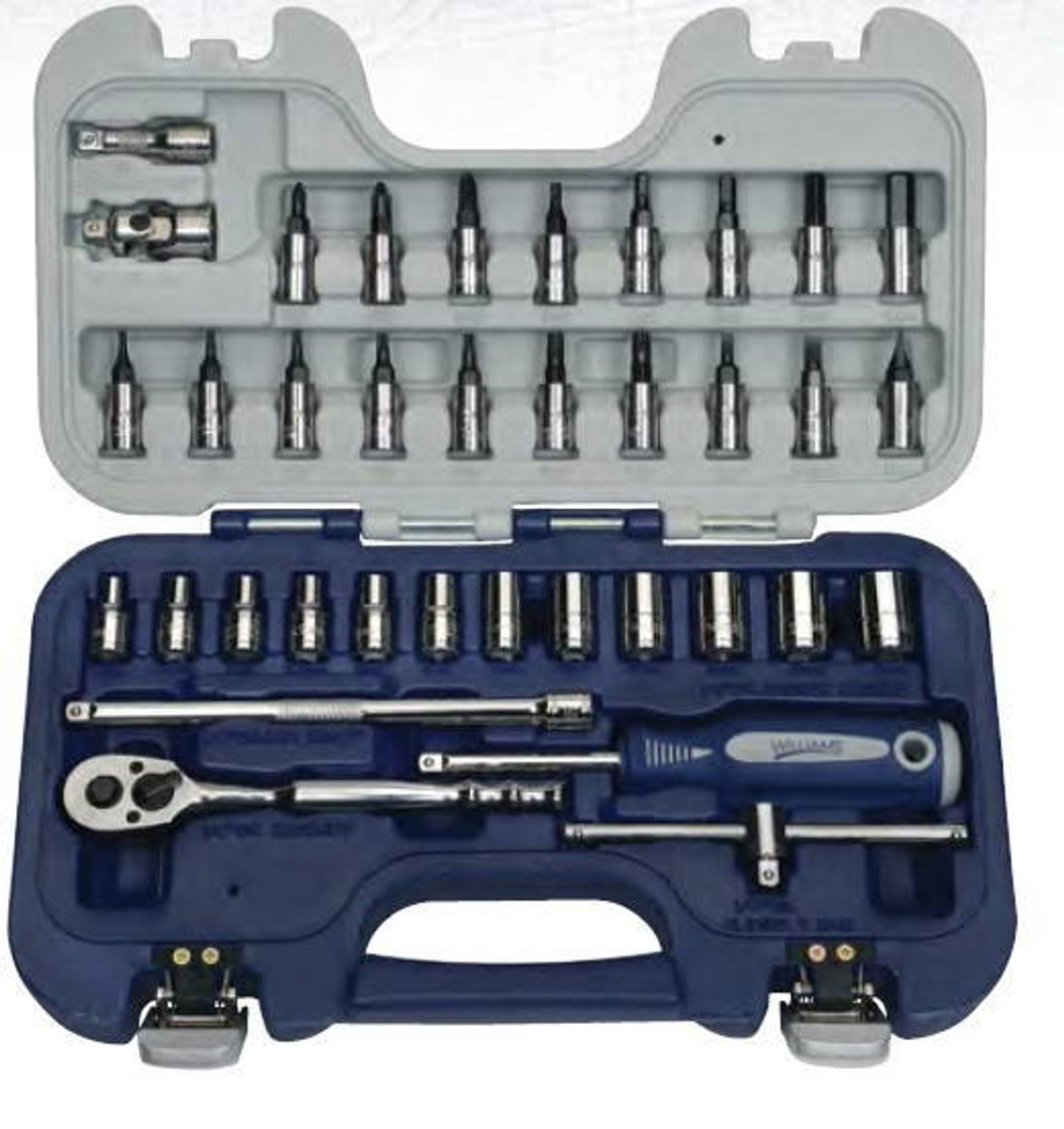 Williams 36 Piece Williams 1/4 Dr Socket and Drive Tool Set - JHW50604B