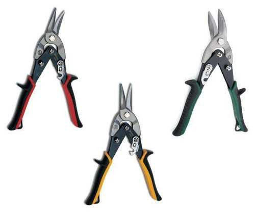 9 3/4 - 9 13/16" Williams Aviation Snips Set 3 Pcs In Pouch - JHW28251 Pro Torque Tools