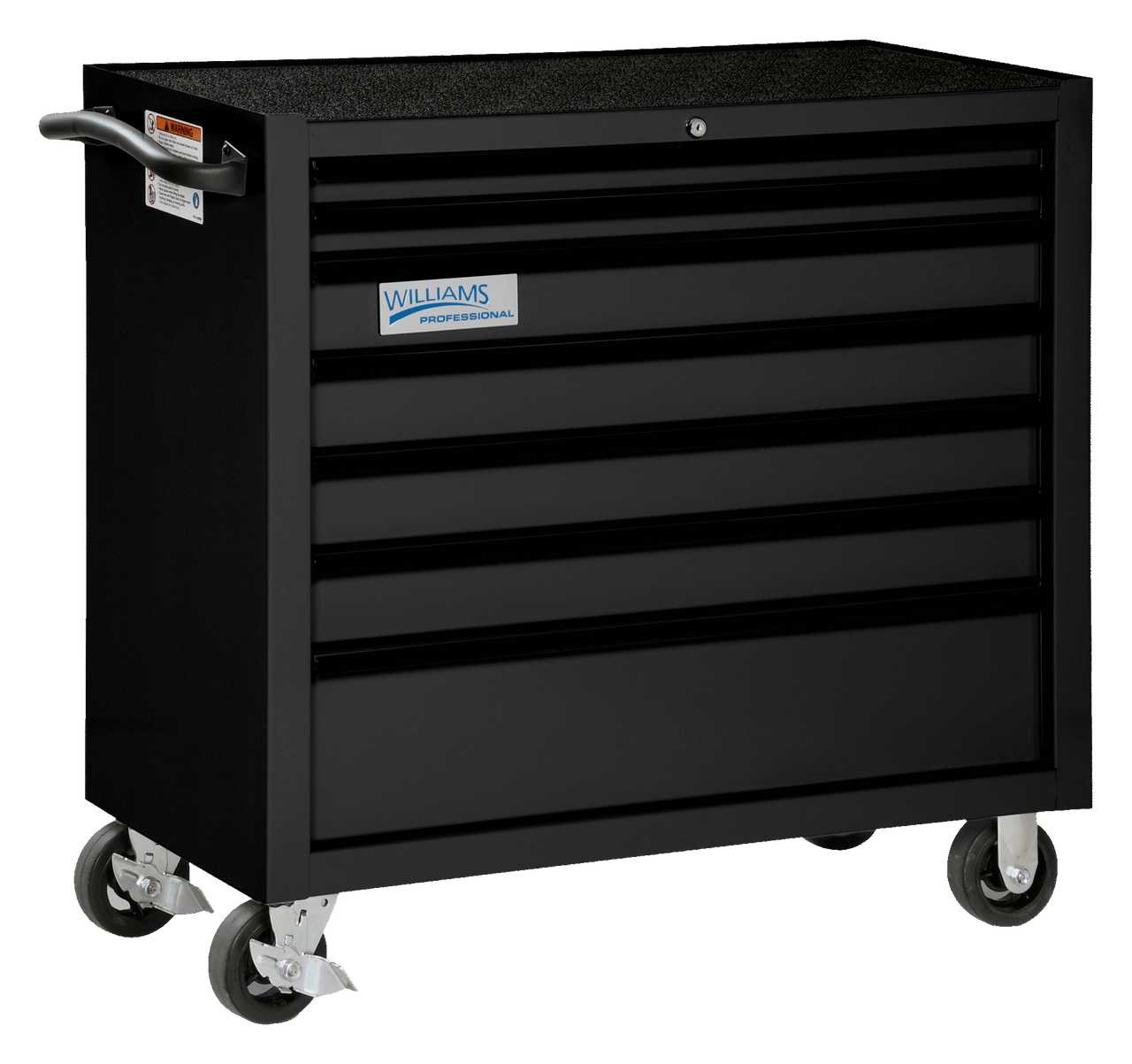 40" Williams Roll Cabinet - 7 Drawer - Black - W40RC7B Pro Torque Tools