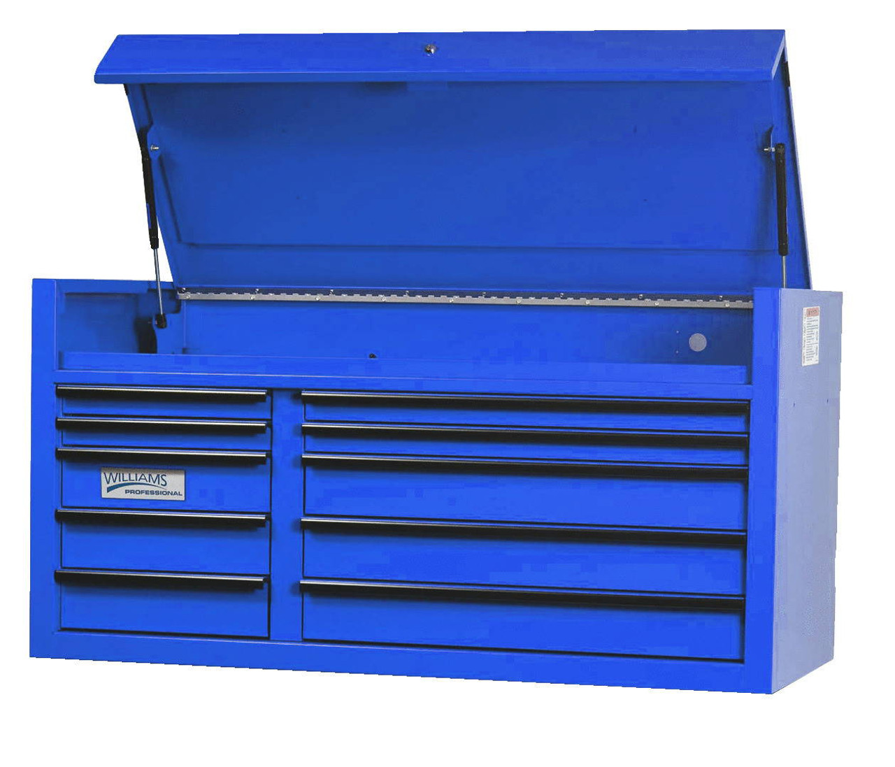 Williams 55\" Williams Deep 10-Drawer Tool Chest - Blue - JHWW55TC10BL 