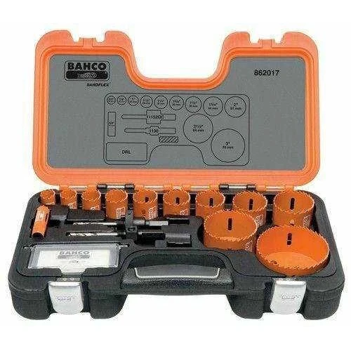 5/8 - 3"Bahco Bi-Metal Professional Holesaw Set 17 Pcs - 862017