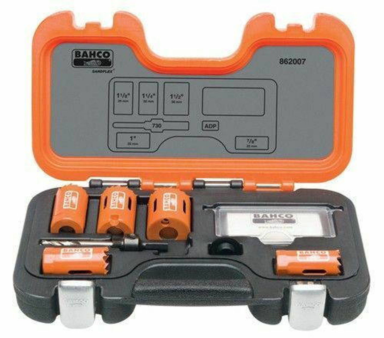 Bahco Professional Holesaw Set 7 Pcs - 862007