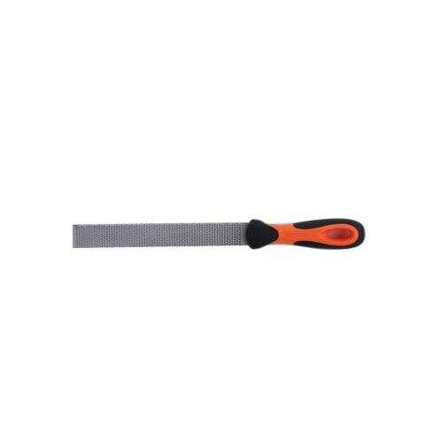 8" Bahco Half Round Rasp with 64 TPI Bi-Molded Ergo Handle - 6-342-08-1-2