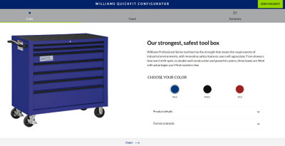 THE NEW WILLIAMS® QUICKFIT TOOL ORGANIZATION SYSTEM