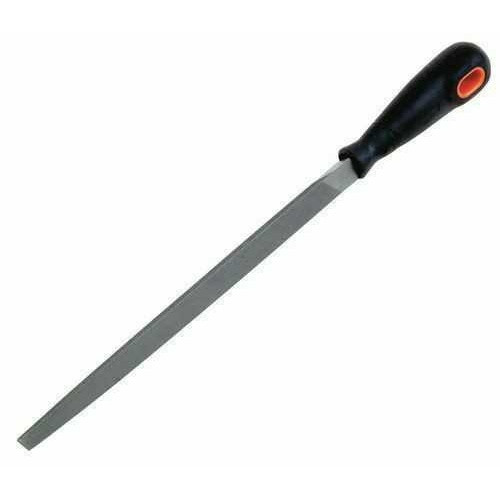 8" Bahco 25 TPI 3-Square File with Ergo Handle - Bastard Cut - 1-170-08-1-2