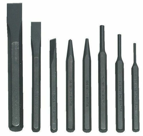 Williams Punch and Chisel Set 8 Pcs - PC-8 Williams Punch and Chisel Set 8 Pcs - PC-8