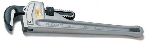 Ridgid 12 Ridgid Aluminum Straight Pipe Wrench - R47057 Ridgid 12 Ridgid Aluminum Straight Pipe Wrench - R47057