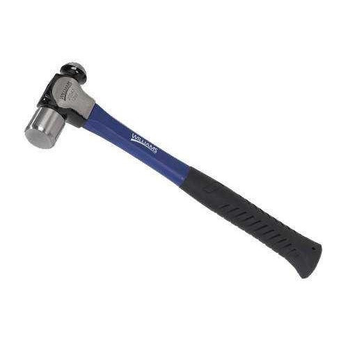 11 3/4" Williams 12 Oz Ball Pein Fiberglass Handle Hammer - 20543