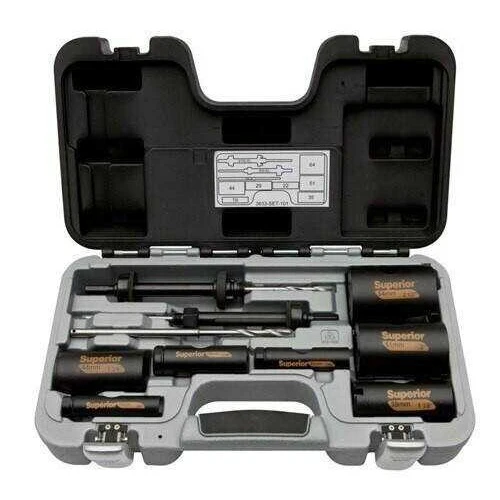 3/4" - 2 1/2" Bahco Superior Holesaw Set 10 Pcs - 3833-SET-101