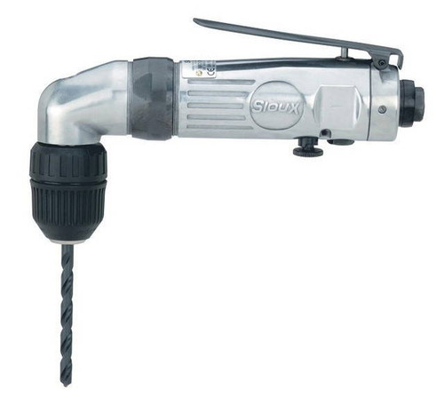 Sioux Tools 5430KL Reversible Right Angle Drill or 3/8 Keyless Chuck or 1200 RPM or 3/8-24 Spindle Thread
