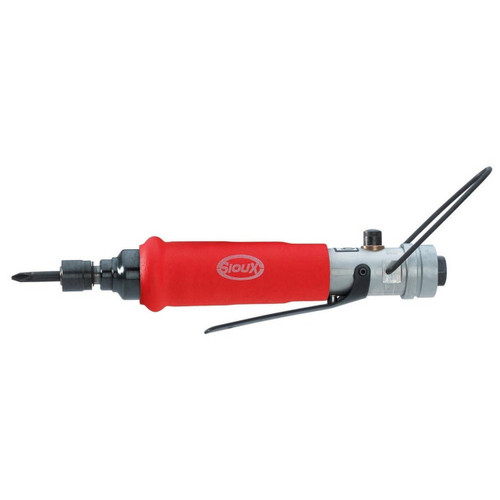 Sioux Tools 1SM2103 Positive Clutch Inline Screwdriver or 1/4 Quick Change or 800 RPM or 55 in-lb Max Torque