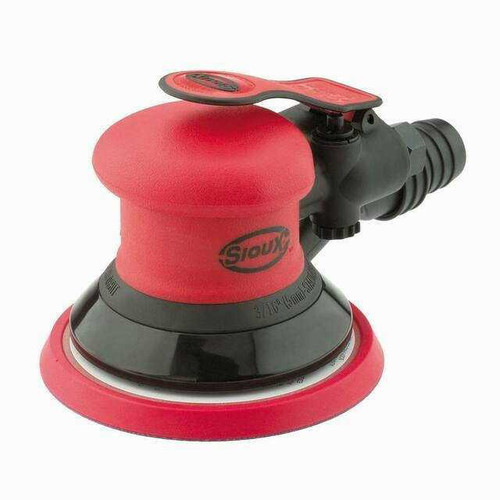 Sioux Tools RO2512-60CRH Random Orbital Sander | 0.25 HP | 6" Pad | 3/8" Orbit | 12,000 RPM | Remote Vacuum Pro Torque Tools