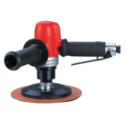 Sioux Tools 1290L Vertical Sander | 1 HP | 7" Pad | 6,000 RPM | Side Exhaust | Lever Throttle Pro Torque Tools
