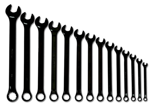 Williams High Polish Chrome Combination Wrench Set - 15 Pcs with