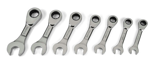 Williams 3/8-3/4 Williams Polished Chrome Stubby Reversible Ratcheting Combination Williams 3/8-3/4 Williams Polished Chrome Stubby Reversible Ratcheting Combination