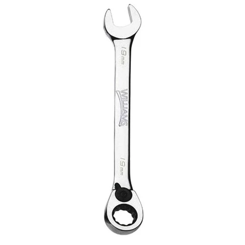 15MM Williams Polished Chrome Reversible Ratcheting Combination Wrench 12 PT - JHW1215MRC