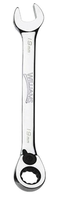 Williams 18MM Williams Polished Chrome Reversible Ratcheting Combination Wrench 12 PT - JHW1218MRC Williams 18MM Williams Polished Chrome Reversible Ratcheting Combination Wrench 12 PT - JHW1218MRC