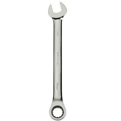 Williams 7/16\" Williams Polished Chrome Combination Ratcheting Wrench 12 PT - JHW1214NRC 
