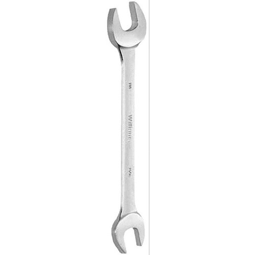 1/4x5/16" Williams Satin Chrome Double Head Open End Wrench - JHW1020
