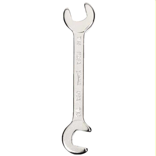 7/32" Williams Satin Chrome Miniature 15 / 80 Degree Double Head Open End Wrench - JHW1114A Pro Torque Tools