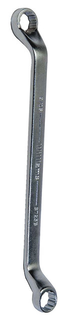 Williams 1/2x9/16 Williams Satin Chrome Double Head 60° Offset Box End Wrench 12 PT - JHW8725B Williams 1/2x9/16 Williams Satin Chrome Double Head 60° Offset Box End Wrench 12 PT - JHW8725B