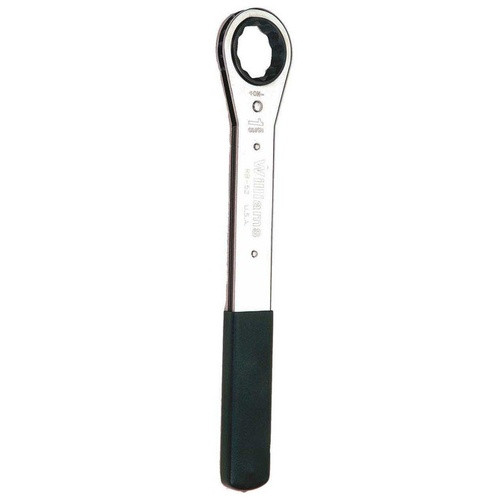 24MM Williams Polished Chrome Single Head Ratcheting Box Wrench 12 PT - JHWRBM-24
