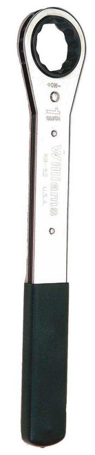 25MM Williams Polished Chrome Single Head Ratcheting Box Wrench 12 PT - JHWRBM-25 Pro Torque Tools