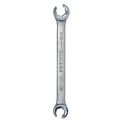 7/8x1 1/8" Williams Satin Chrome Double Head Flare Nut Wrench 6 PT - JHWXFN-2836