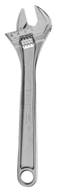 6" Williams Chrome Standard Adjustable Wrench Steel Handle - 8070 RC US Pro Torque Tools