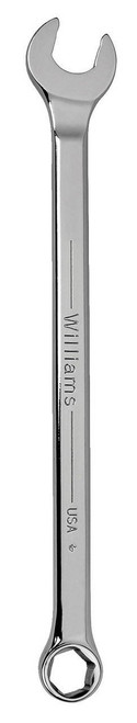 Williams 7/16 Williams Polished Chrome Combination Wrench 6 PT - JHW614SC