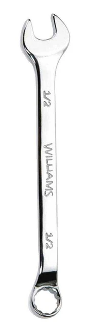 1 7/16" Williams Polished Chrome Combination Wrench Offset 12 PT - JHW11968 Pro Torque Tools