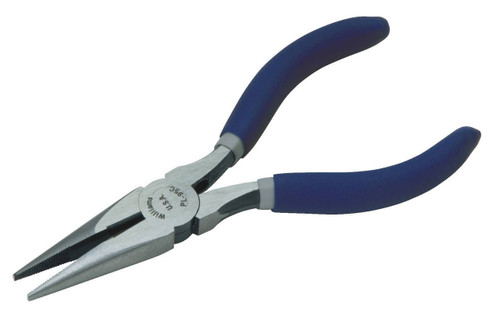 Williams 5 1/2 Williams Chain Nose Pliers with Double-Dipped Plastic Handle - JHWPL-95C