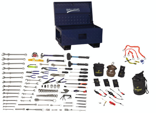 Williams Complete Tools at Height General Service Set with Tool Box 116 Pcs - JHWSC116THTB   Williams Complete Tools at Height General Service Set with Tool Box 116 Pcs - JHWSC116THTB