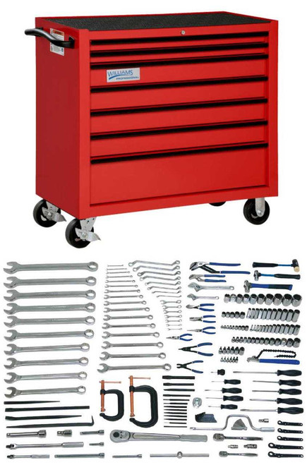 Williams Complete Heavy Duty Maintenance Tool Set with Boxes - JHWHDMNTTB Pro Torque Tools