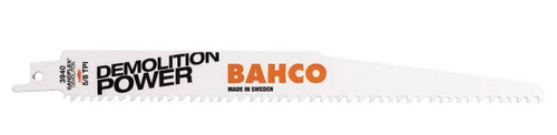  Bahco Bi-Metal Reciprocating Saw Blade For Demolition 5/8 TPI, 9\", 5 Pack - BAH900958DL5 