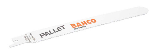 Bahco Bi-Metal Reciprocating Saw Blade For Pallet Repair 10/14 TPI, 9", 100 Pack - BAH900904P3H Pro Torque Tools