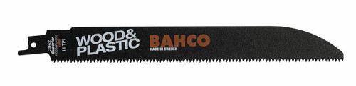  Bahco High Carbon Steel Reciprocating Saw Blade For Cutting Wood And Plastic 11 TPI, 9\", 2 Pack - BAH920911HL2 