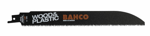  Bahco High Carbon Steel Reciprocating Saw Blade For Cutting Wood And Plastic 11 TPI, 9\", 5 Pack - BAH920911HL5 