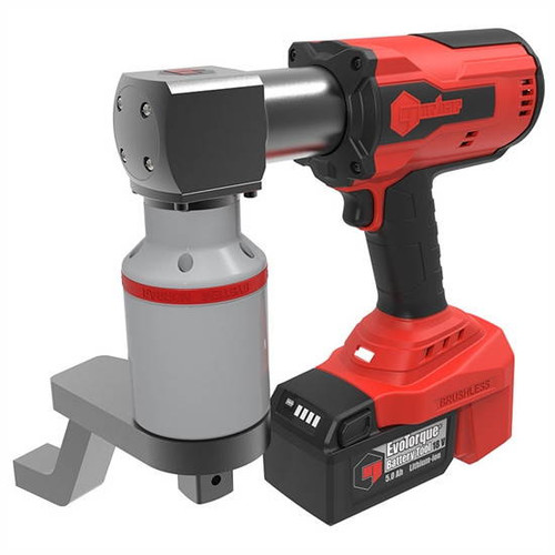 1\" Dr 150 - 1000 Ft Lbs Norbar Auto 2-Speed Right Angle EvoTorque Cordless Torque Multiplier & Batteries - 180473