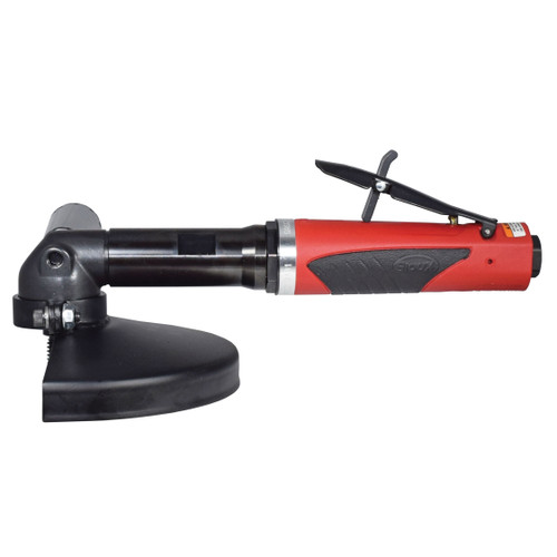 Sioux Tools SASG10SX807N Heavy Duty Extended Right Angle Sander With Guard | 7 in Pad | 1 HP | 35 CFM Free Speed Air Flow | 90 PSI