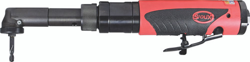 Sioux Tools SDR4A35H8L Heavy Duty 90 deg Head Miniature Angle Drill | 1/4-28 Chuck | 0.4 HP | 21 CFM Air Flow | 90 PSI | 10.3 in OAL