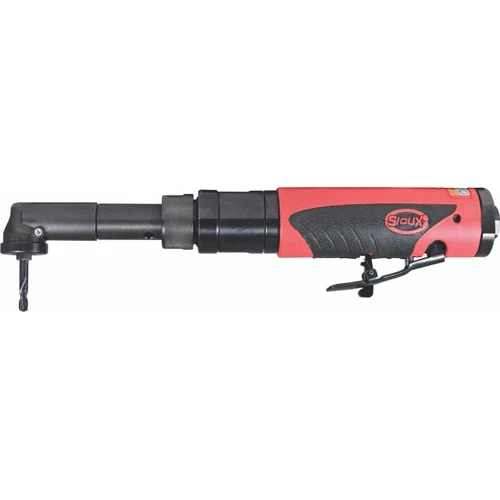 Sioux Tools SDR4A8H8L 90 deg Head Miniature Angle Drill | 1/4-28 Chuck | 800 RPM | 0.4 HP