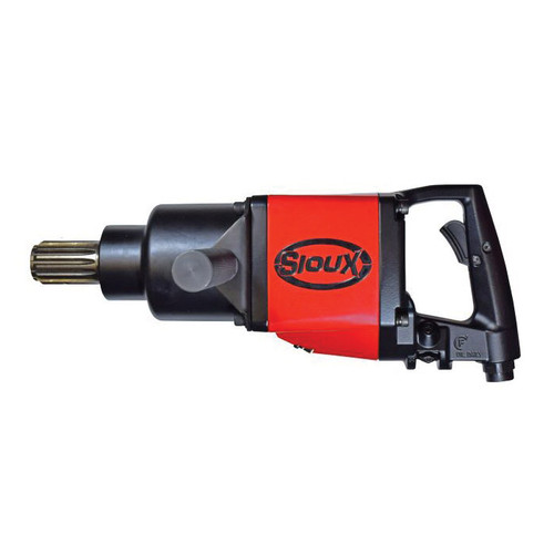Sioux Tools IW1000MH-5S Super Duty Impact Wrench | #5 Drive | 2500 ft-lb Torque | 17.6 in OAL | 50 CFM Short Run Air Consumption