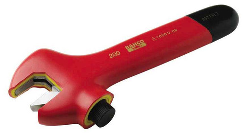 10" Bahco 1000V Fully Insulated Adjustable Wrench - BAH8072VLT Pro Torque Tools